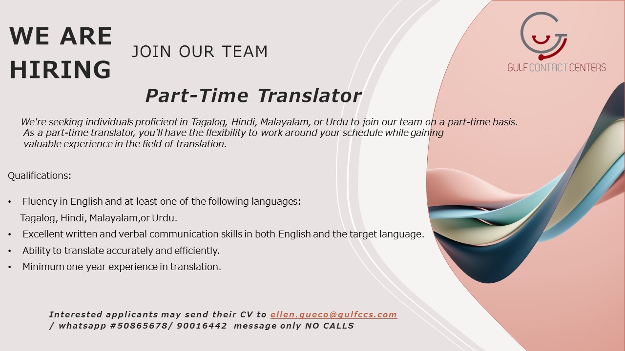 Part-Time Translator