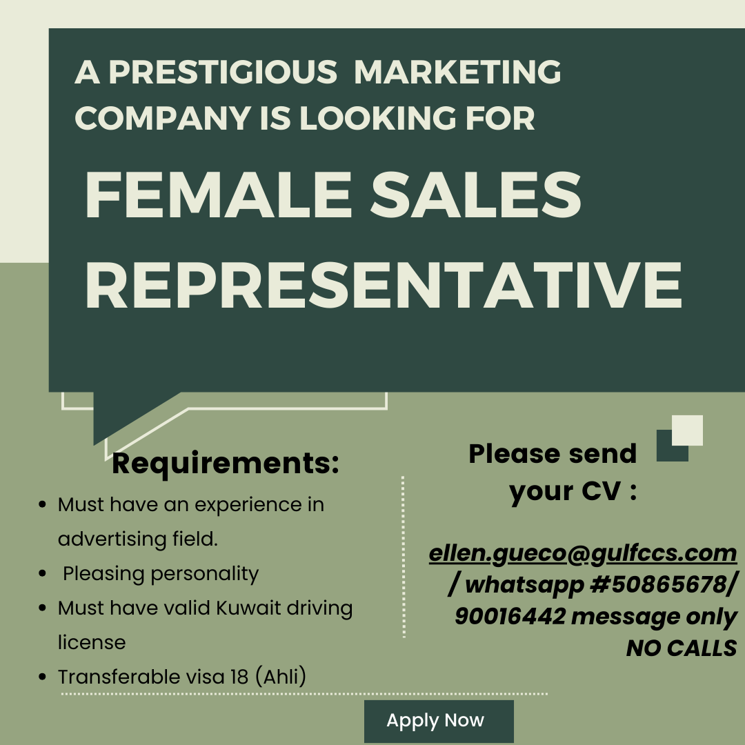 Female Sales Representative