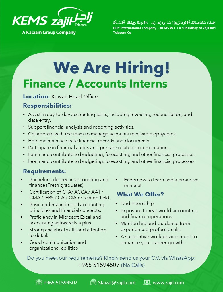 Finance Internship