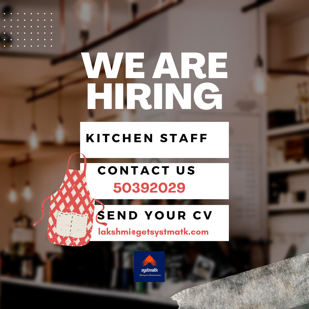 We’re Hiring – New Restaurant Opening in Kuwait!