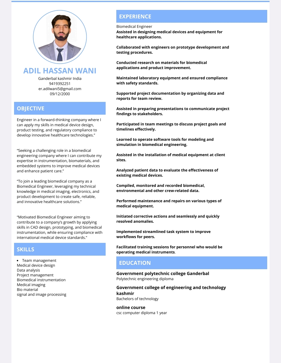 Biomedical Engineer 