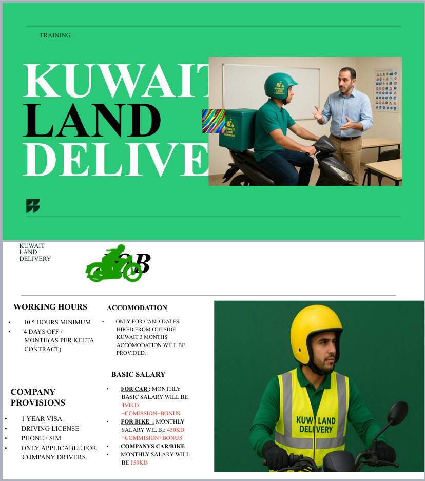 Kuwait Land delivery/KEETA