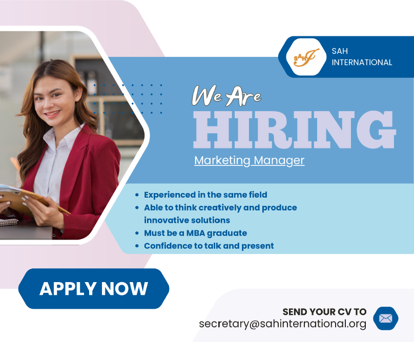 Marketing Manager with as an Admin or HR 