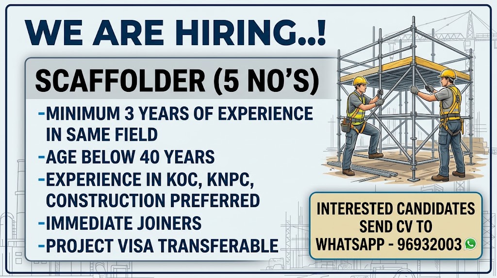 Hirng Inside Kuwait Scaffolders