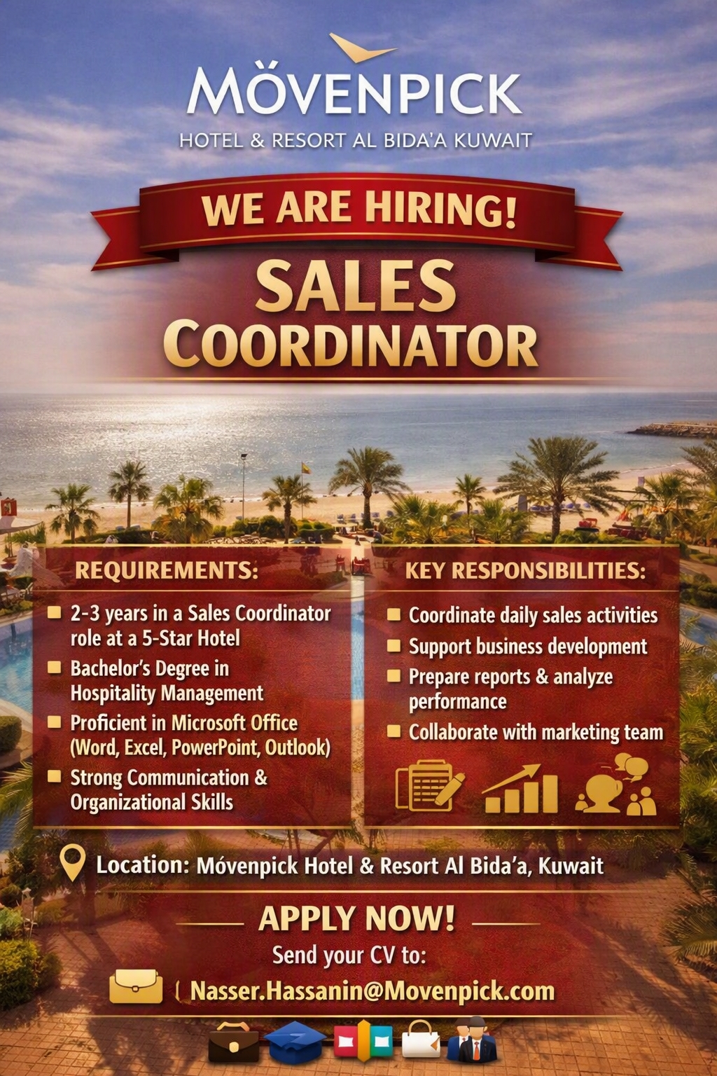 Sales Coordinator/Female Overseas Hiring
