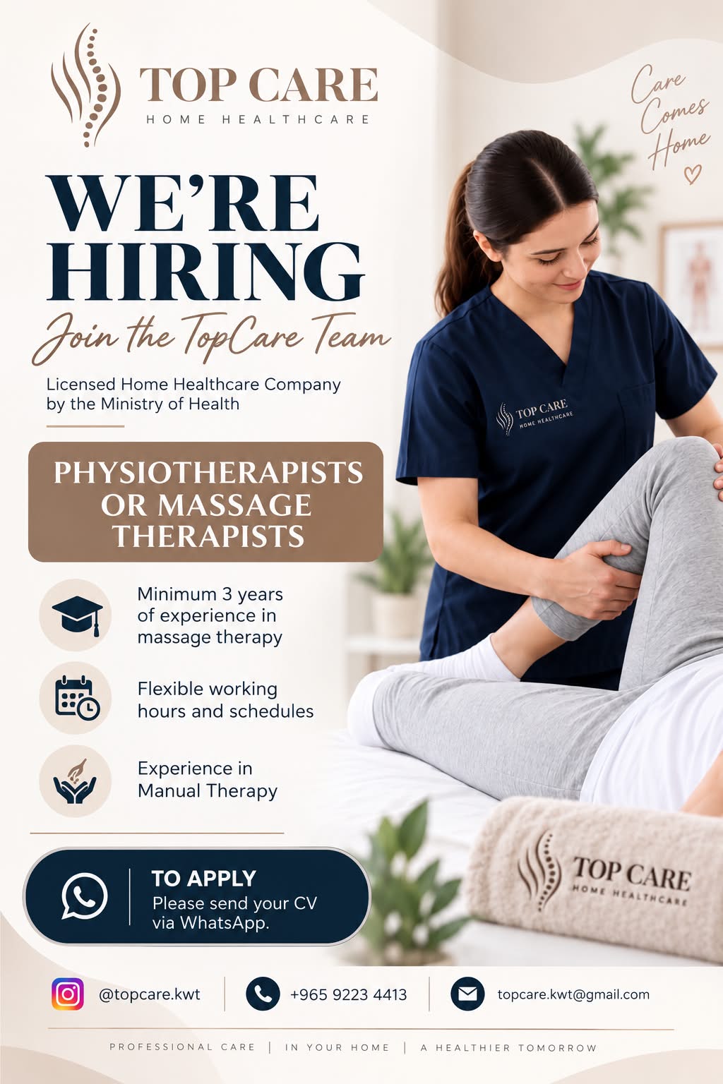 PHYSIOTHERAPISTS OR MASSAGE THERAPISTS