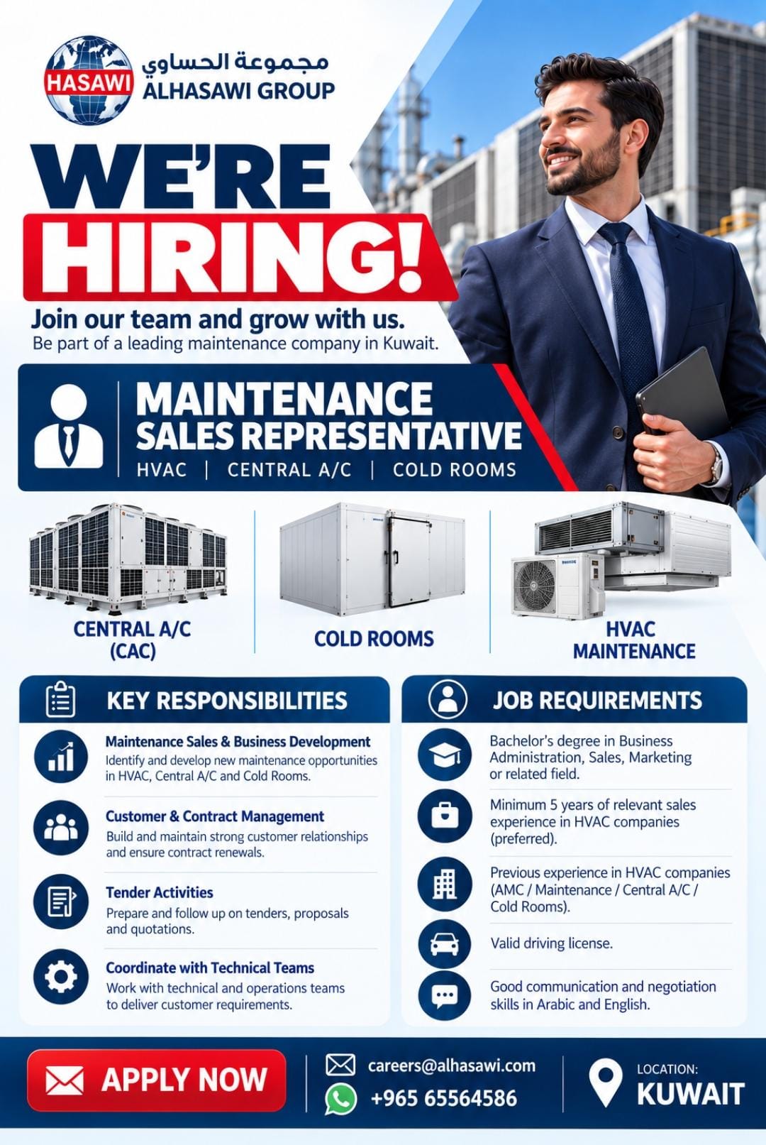 Maintenance Sales Representative